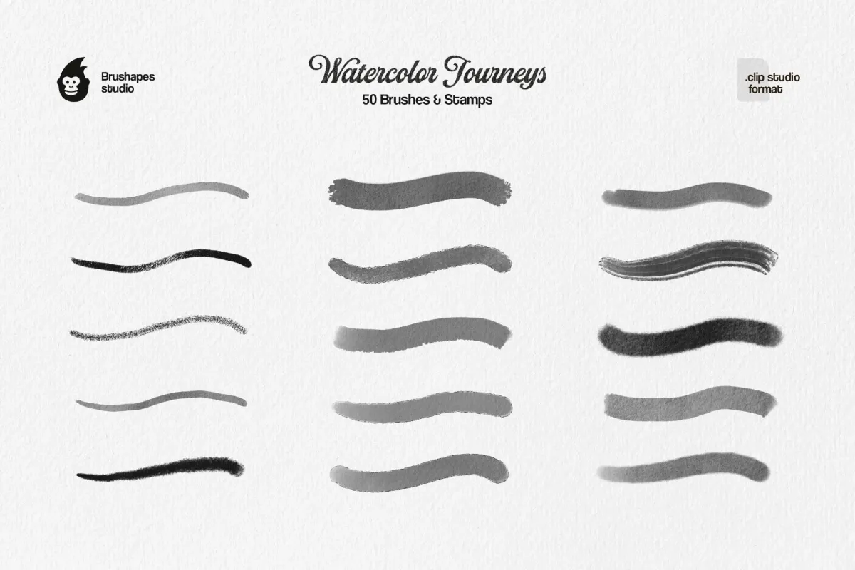 Watercolor Clip Studio Brushes