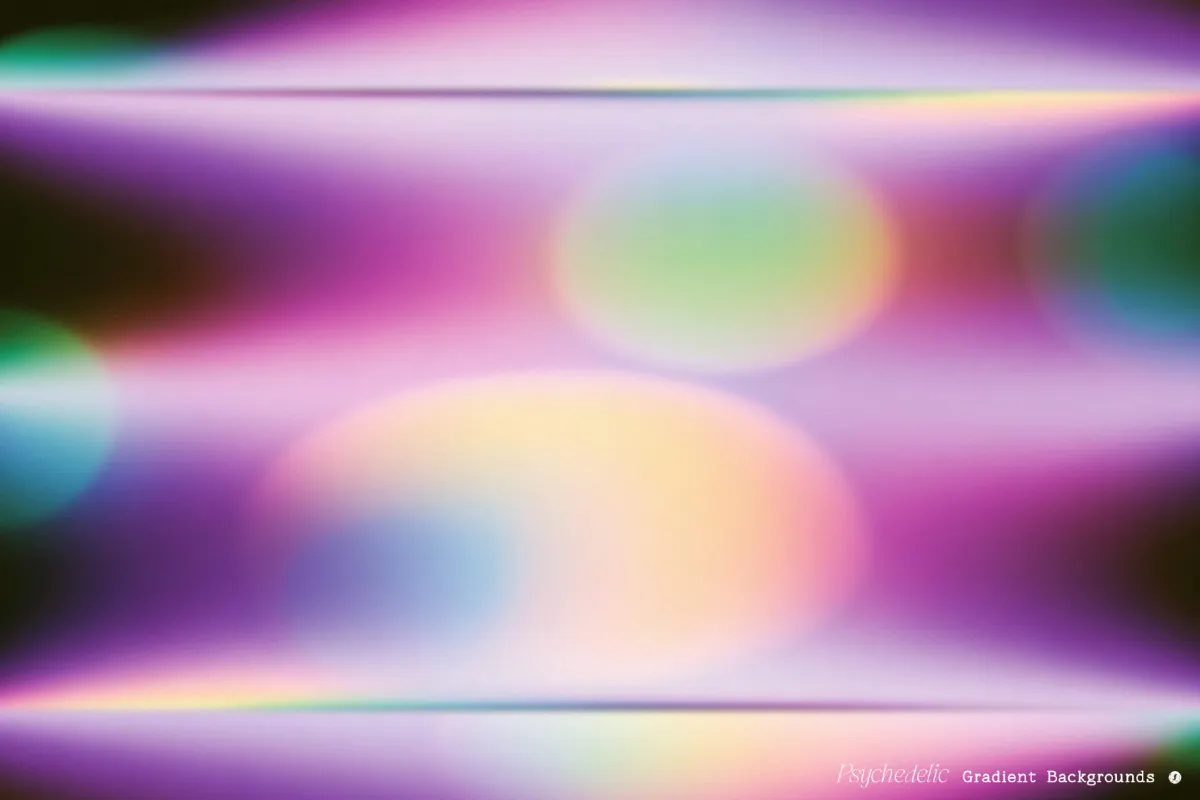190 Psychedelic Gradient Textures