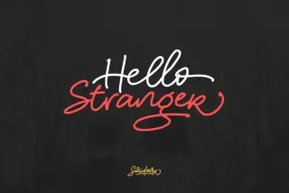 Hello Stranger - Handwritten Font