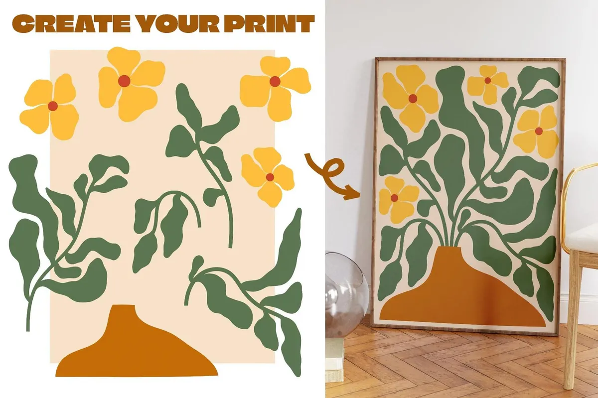 Fall Gallery Vector Poster Creator