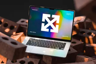Industrial MacBook Air Mockup