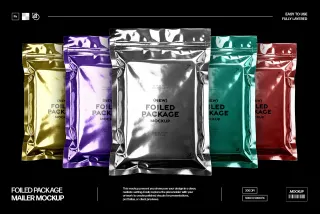 Foiled Mailer Mockup