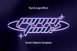 Shining Chrome Text & Logo Effect