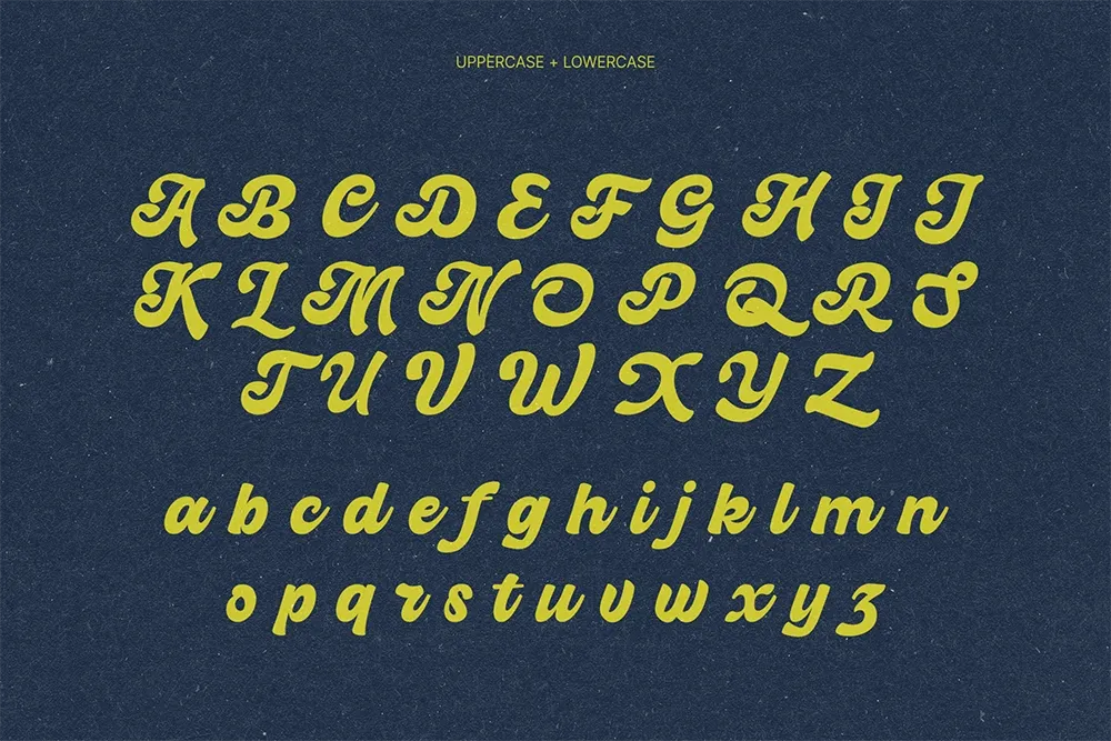 Hiderh Mahen - Groovy Script Font