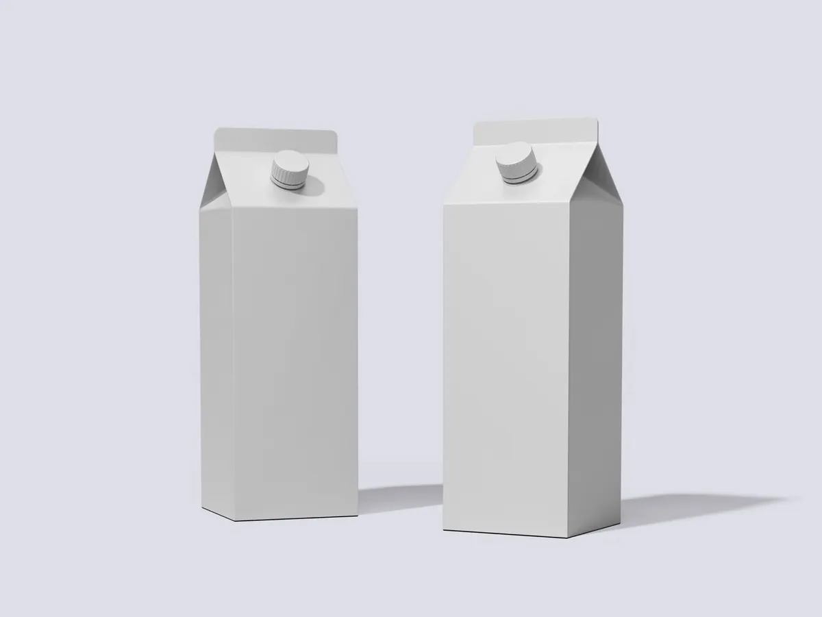 Kids Juice Box Drink Mockup