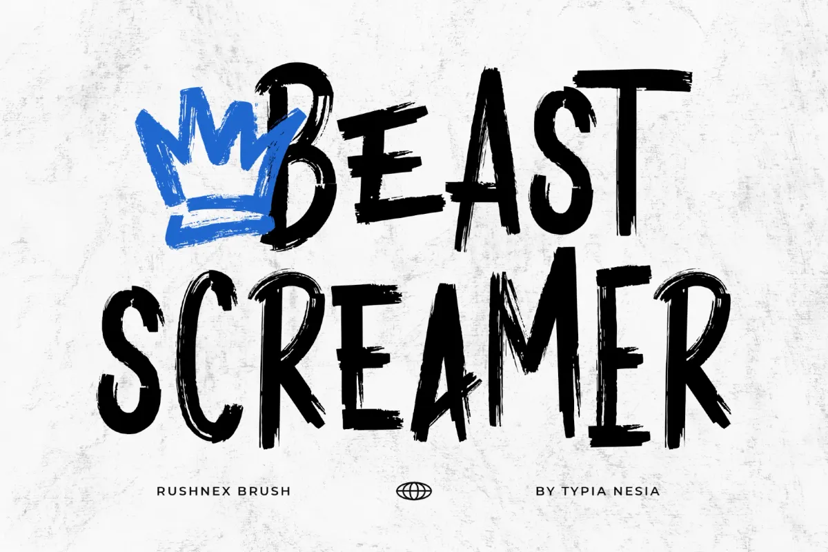 Rushnex - Bold Brush Display Font