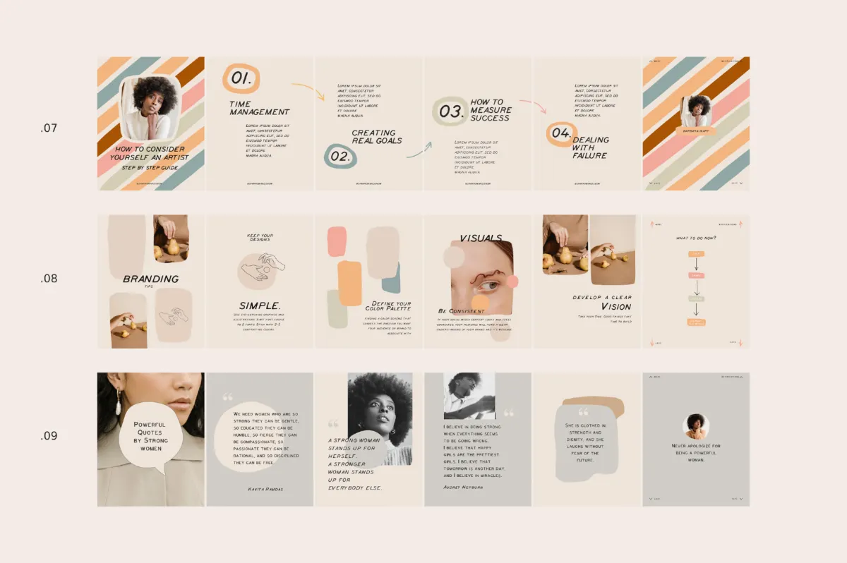 Coach Carousel Templates