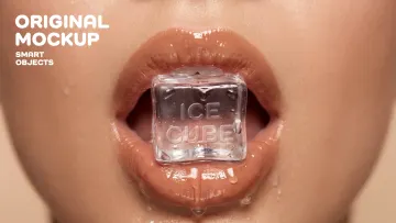 Ice Cube Mockup