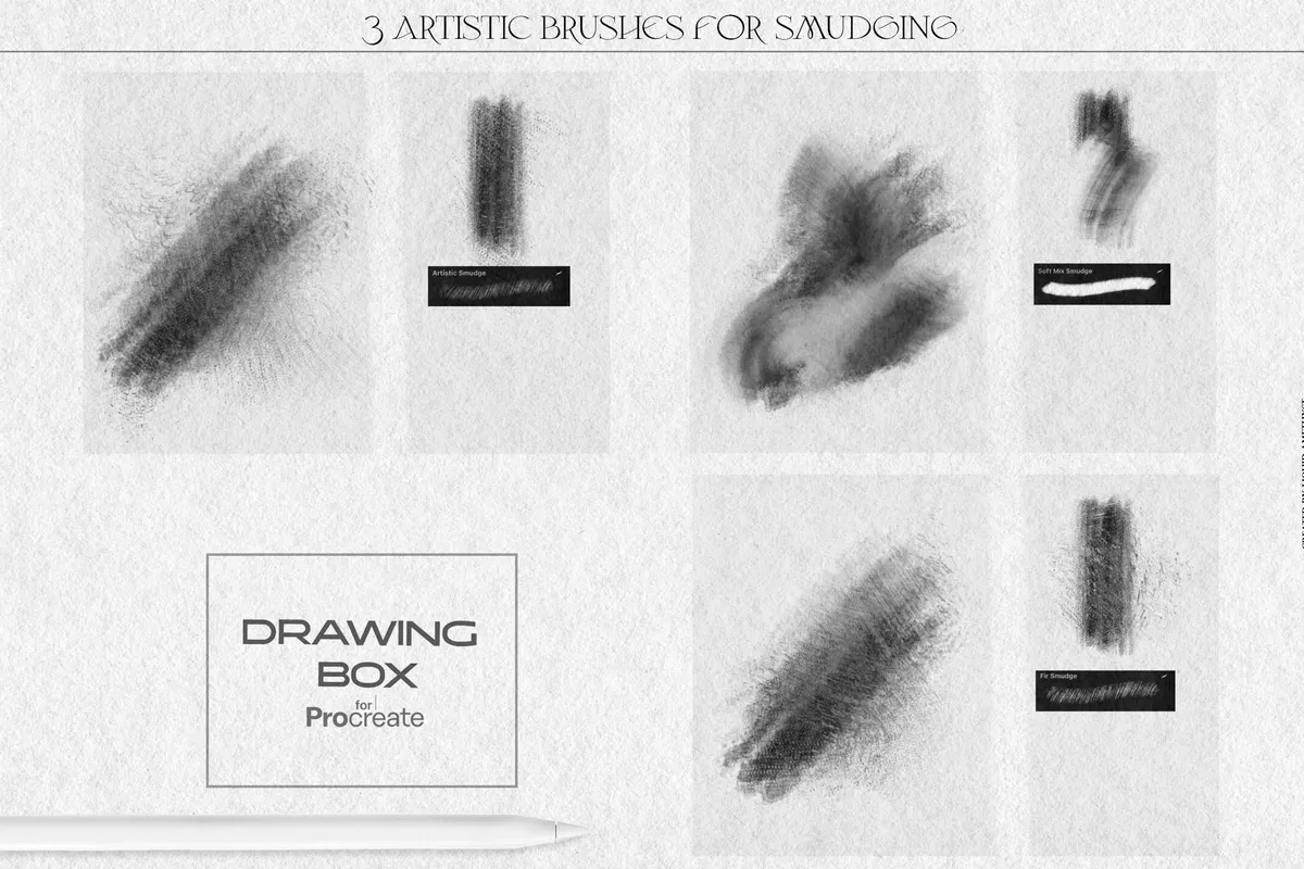 Drawing Box Pencils — Procreate Brushes