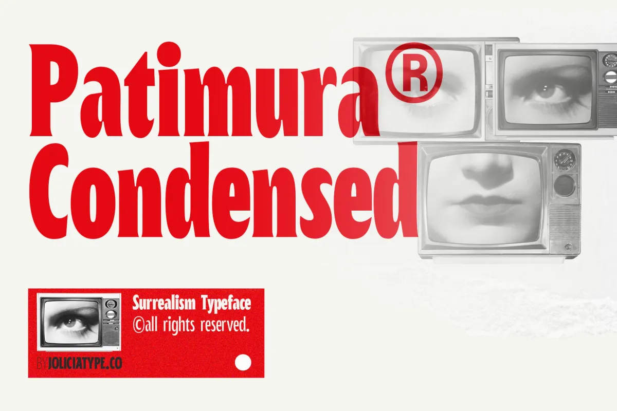 Patimura Condensed - Bold Serif Font Family