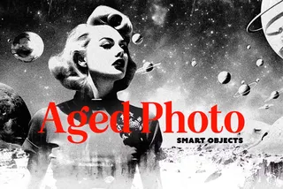 Retro Film B/W Photo Effect
