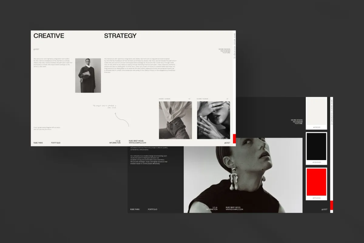 RUBE - Fashion Brief Presentation Template