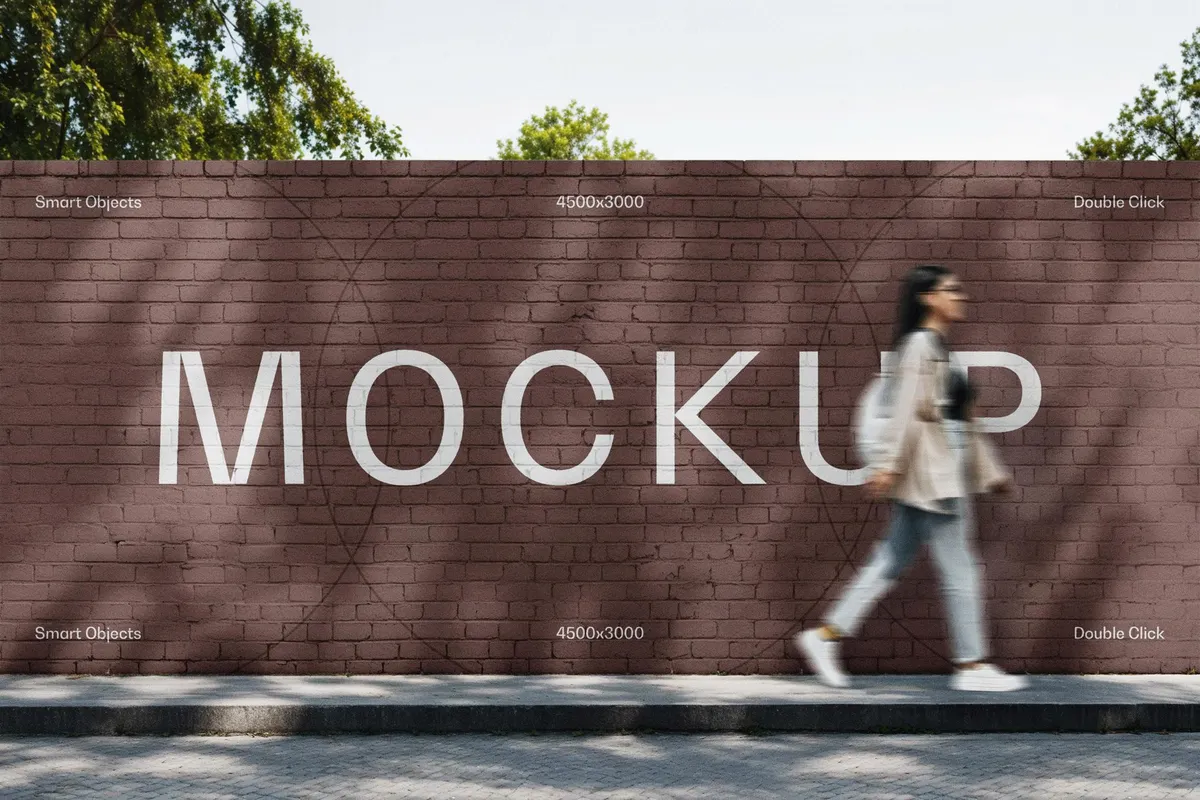 Brick Wall Mockup