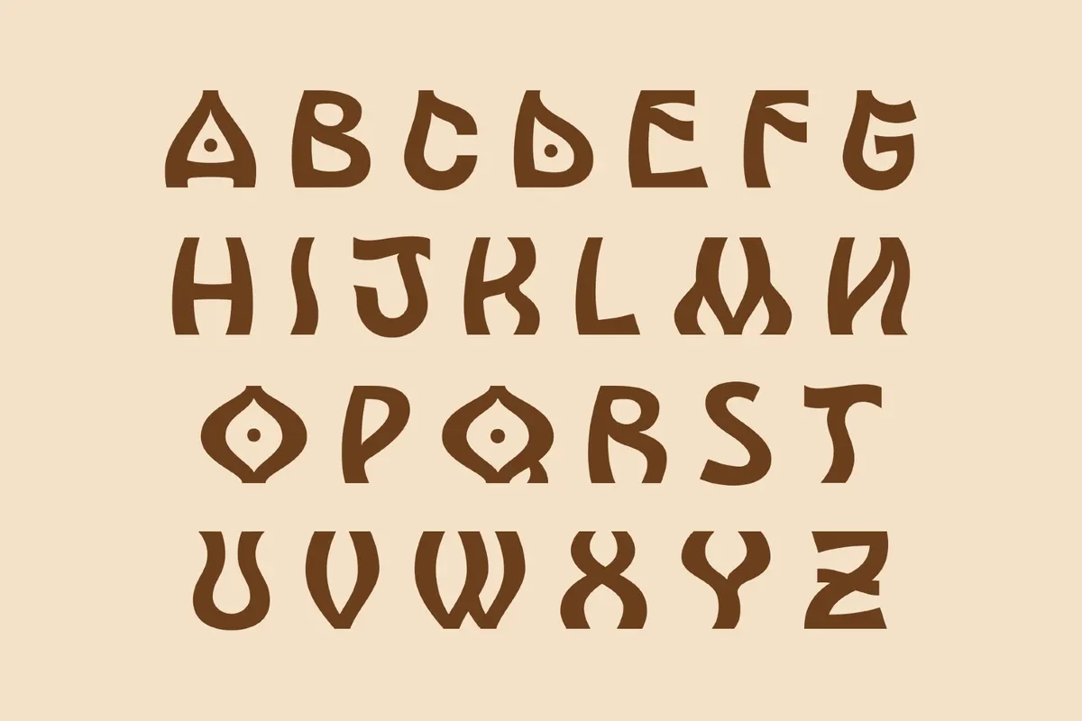 Brassia - Decorative Display Font