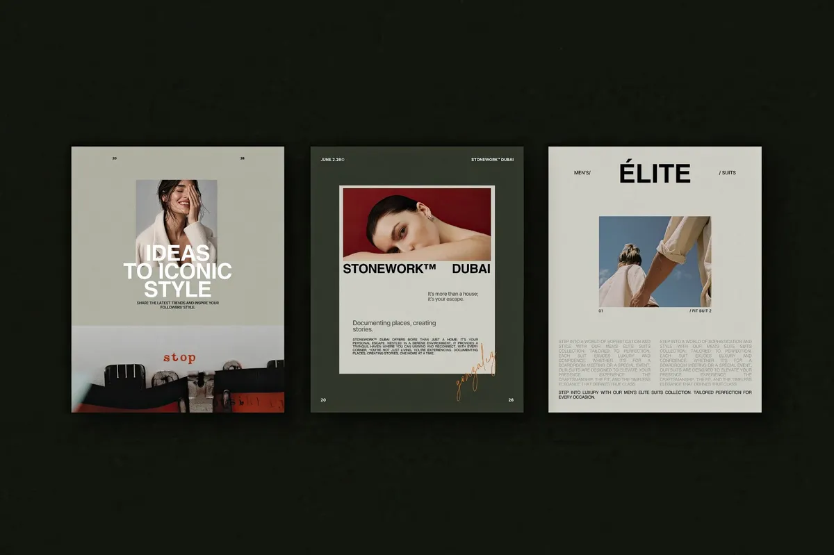ZAVI Instagram Post & Story Templates for Canva Vol.1
