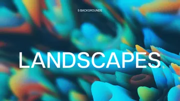 Abstract 3D Landscapes
