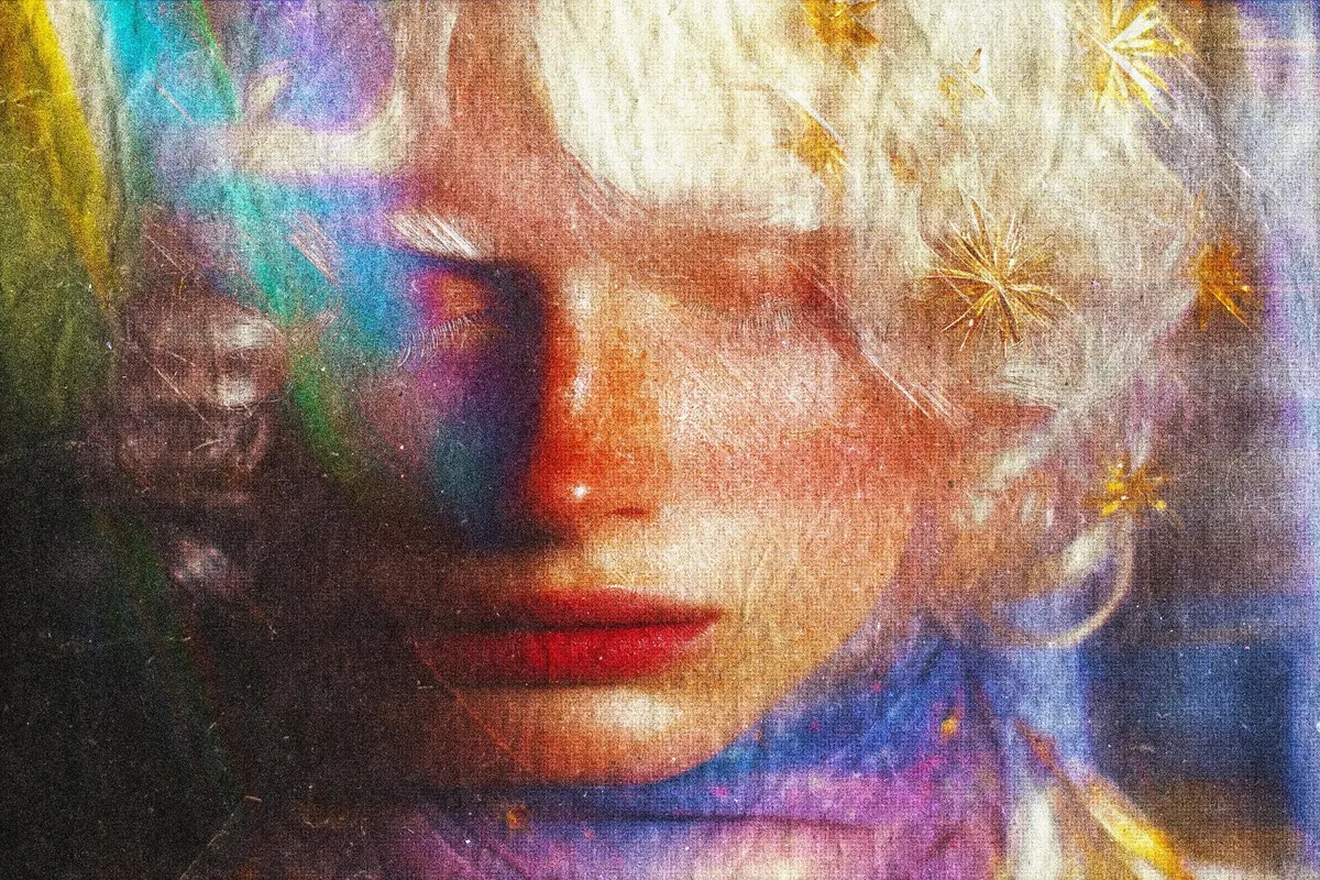 Old Aura Leak Photo Effect