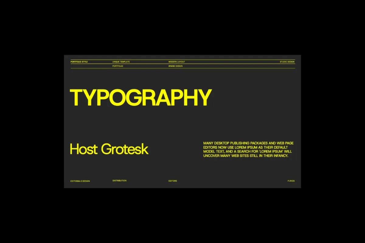 Davids - Brand Portfolio Google Slides Template