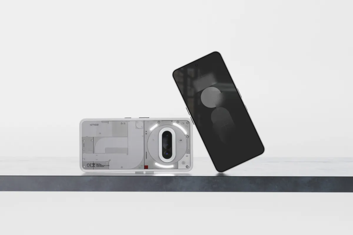 Futuristic Nothing Phone 3A Mockup