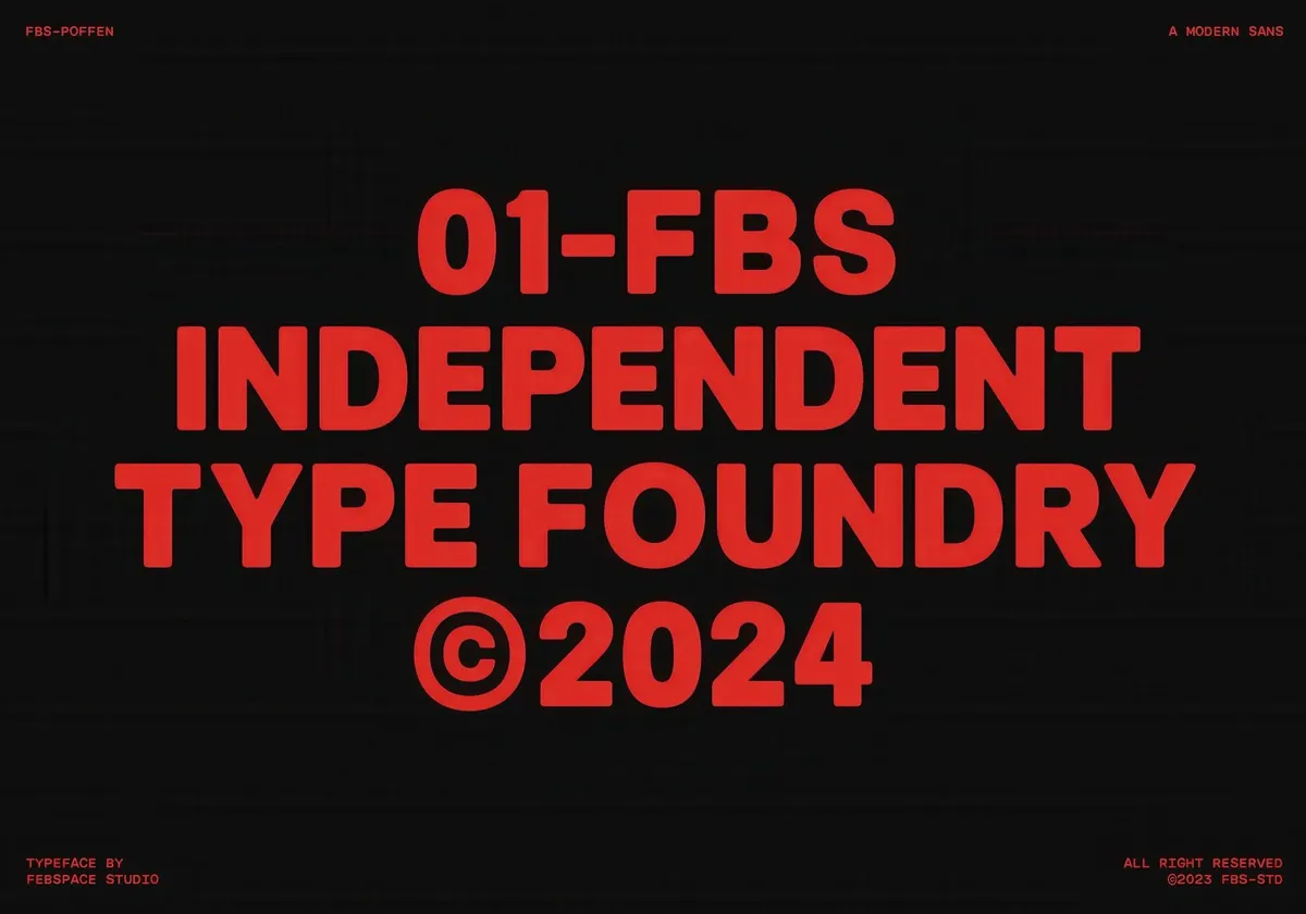 FBS Poffen Sans Serif