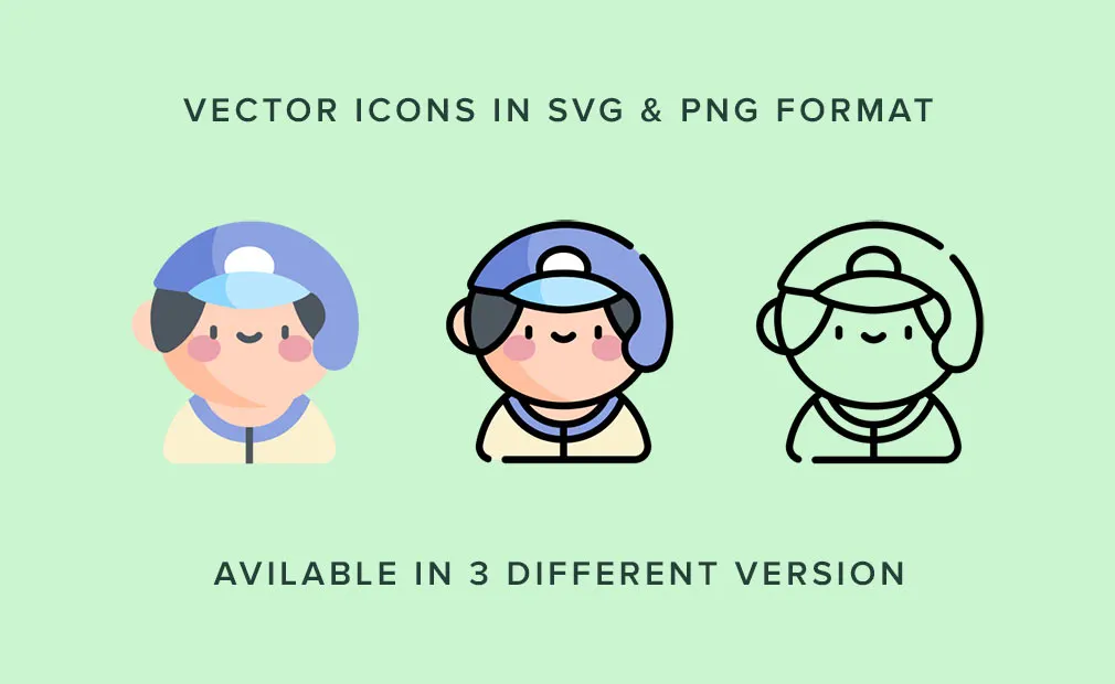 Baseball Vector Icons
