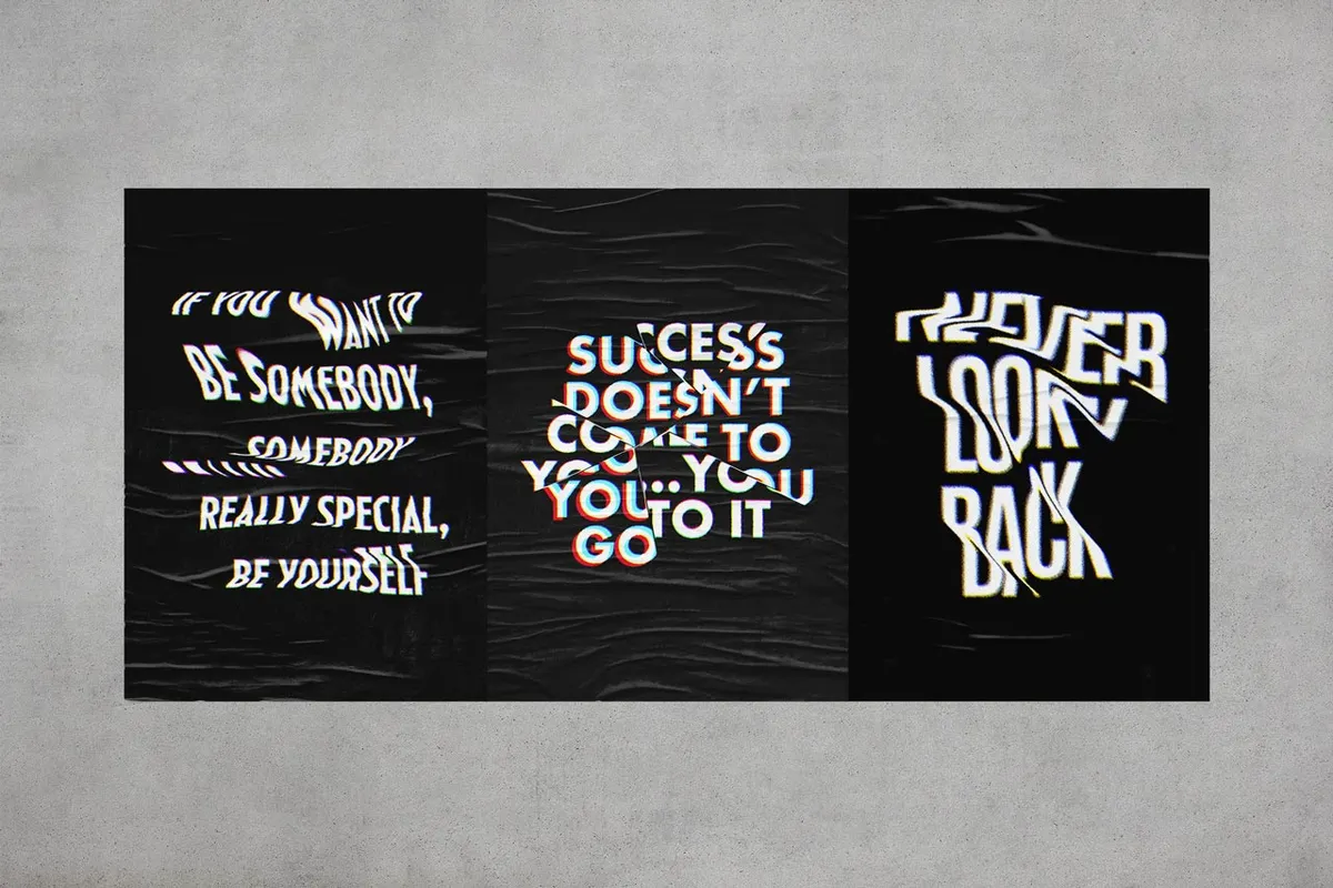 Chromatic Glitch Text Effect