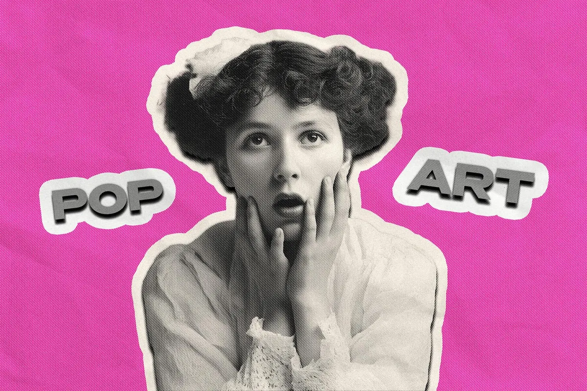 Retro Pop Art Collage Effect