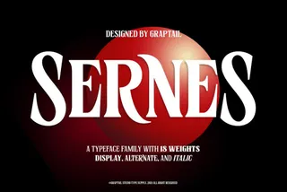 Sernes — Display Font