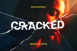 Cracked Glass Photo Effect