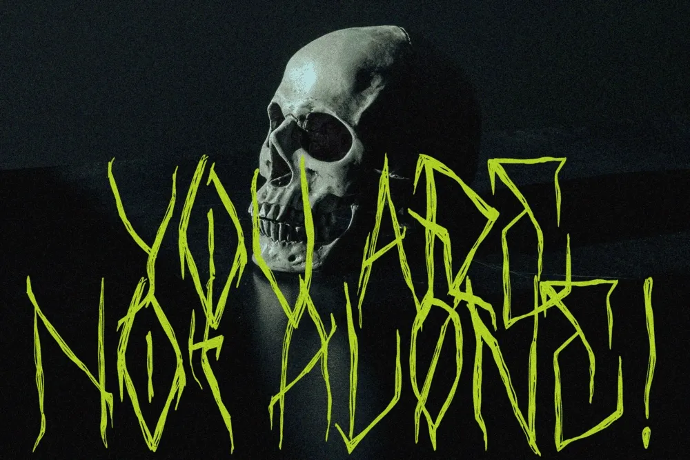 Black Sinister - Creepy Horror Display Font