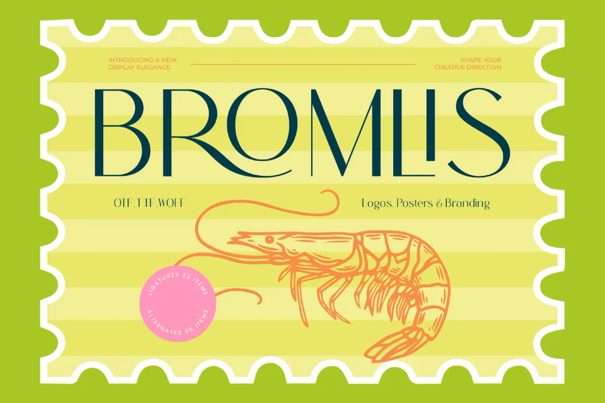 Bromlis - Elegant Display Sans Serif Font