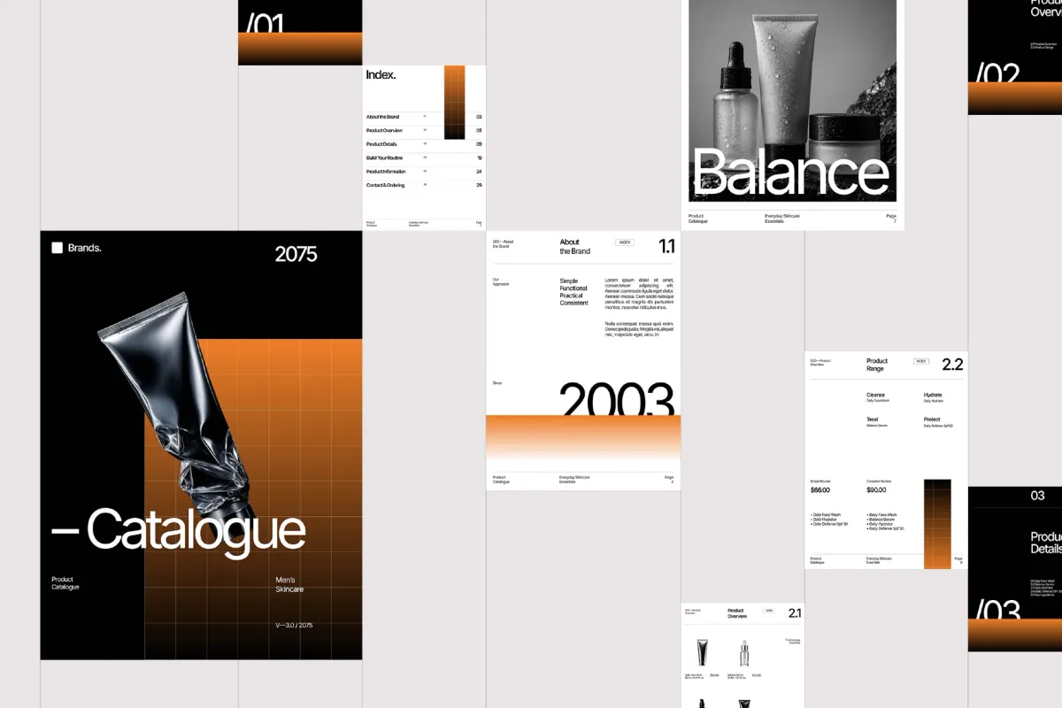 Greega — Skincare Catalog Template (Word & PDF)