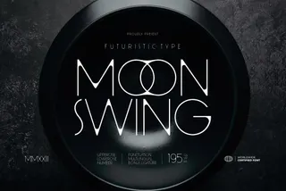 Moon Swing — Futuristic Font