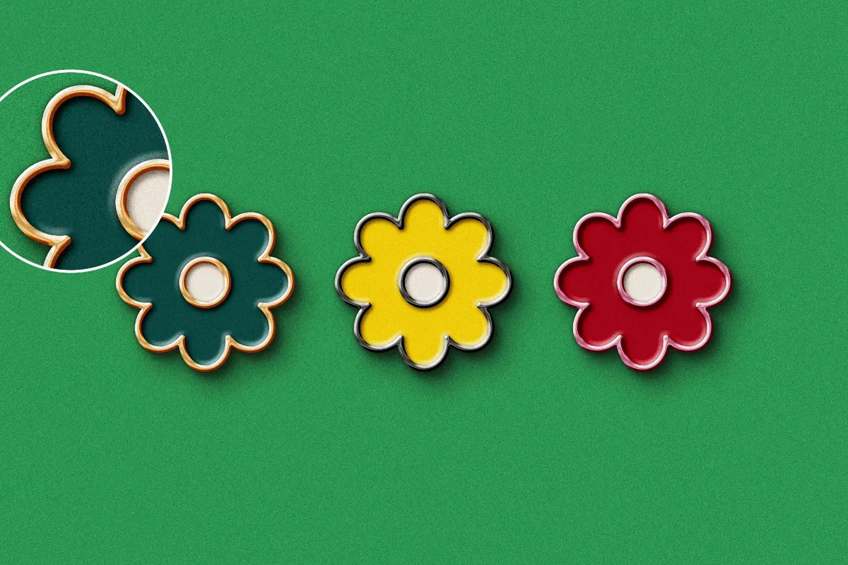 Enamel Badge Mockup