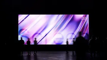 Large 21:9 Expo Screen Mockup