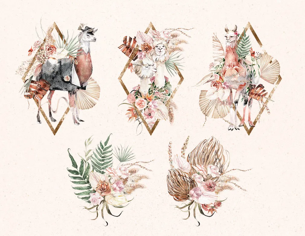 Paradise Garden Watercolor Set