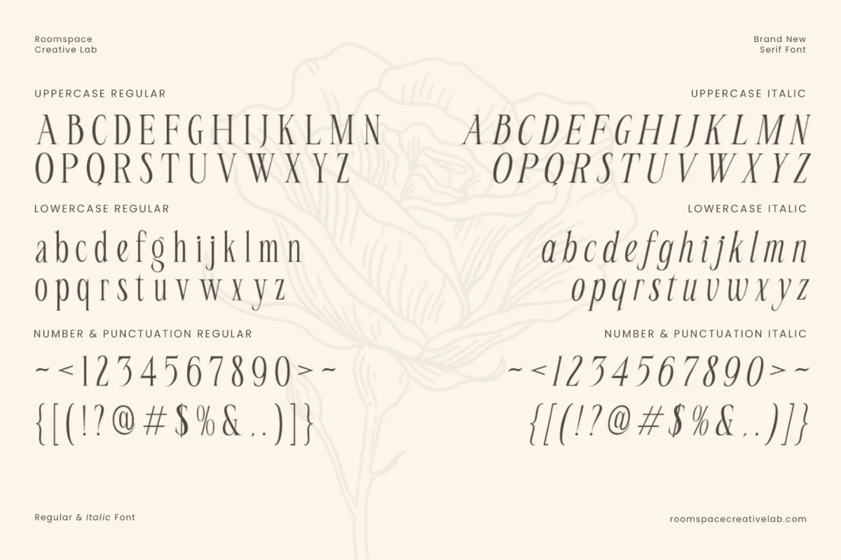 Seraline Orchid – Modern Elegant Serif Font
