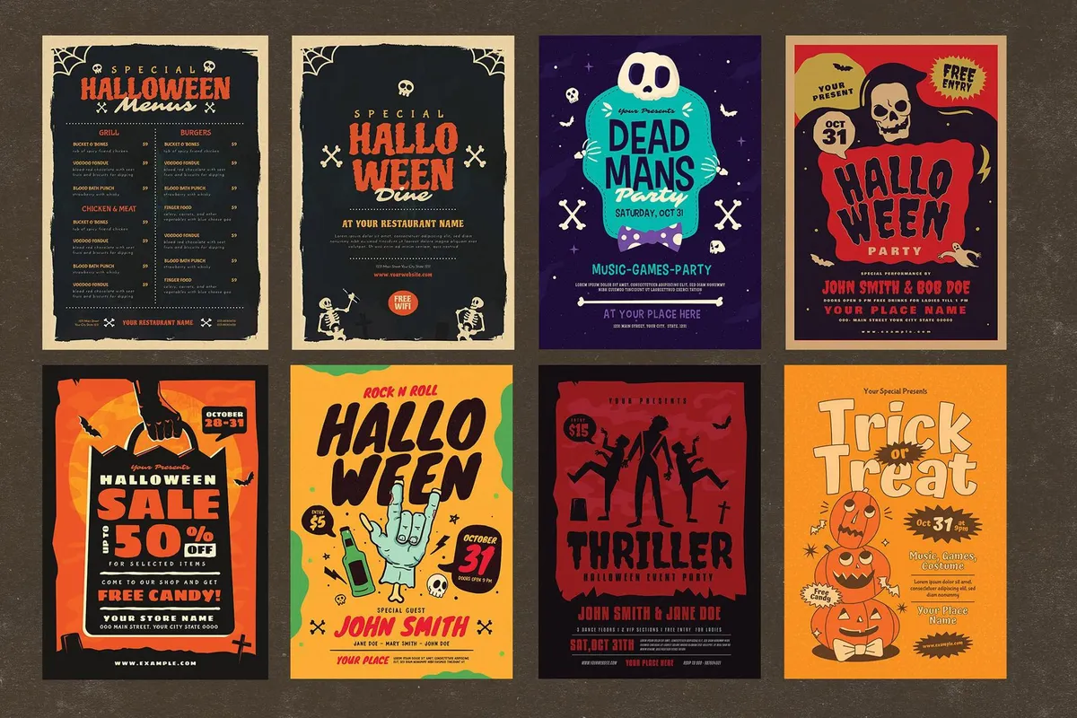 Halloween Flyers Bundle