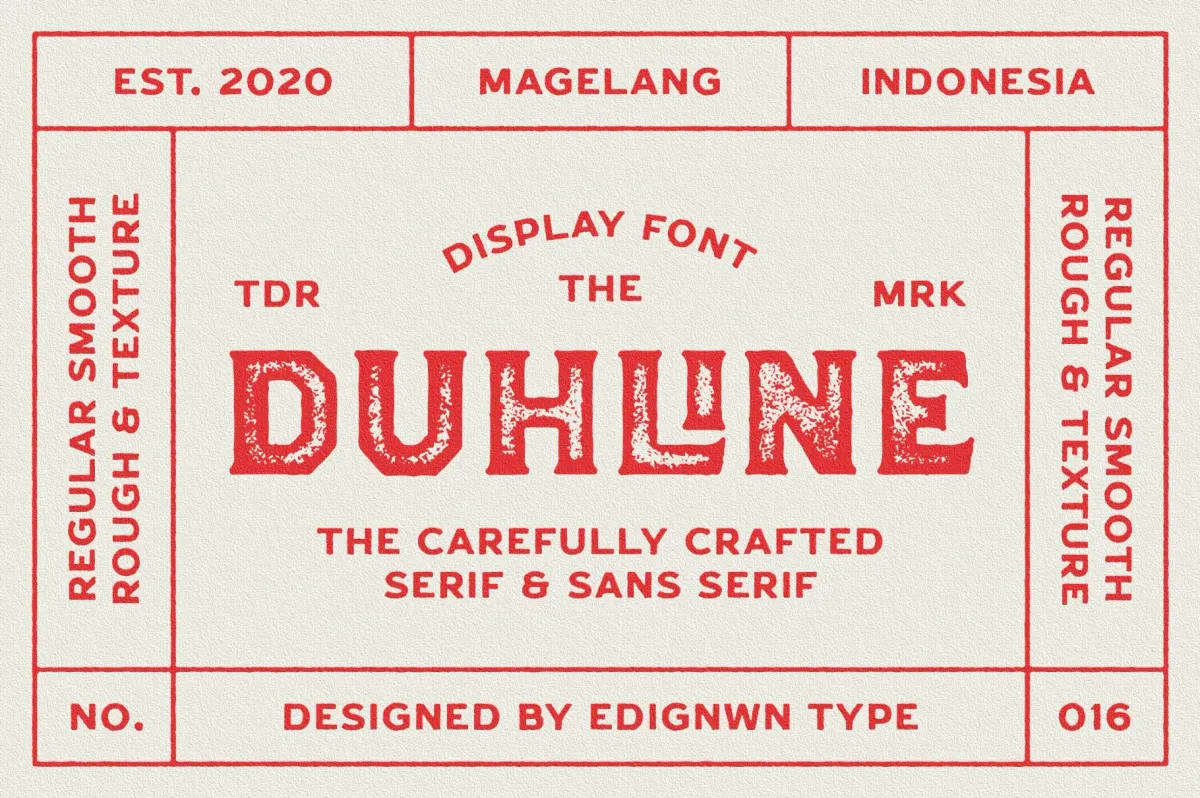 Duhline - Display Font