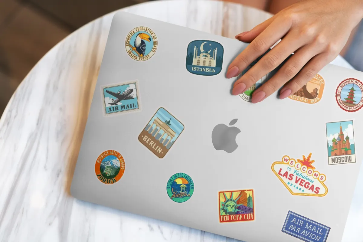 Sticker Mockups Pack