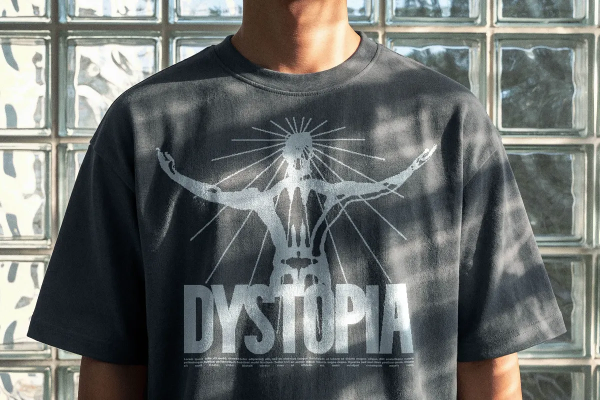 Glass Block T-Shirt Mockup