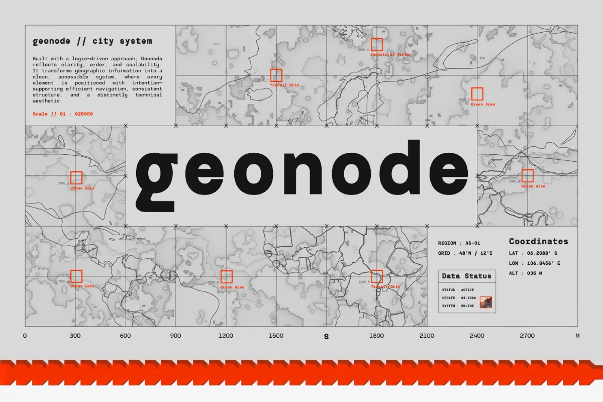 GC Monoglitch — Bold Tech Monospace Font
