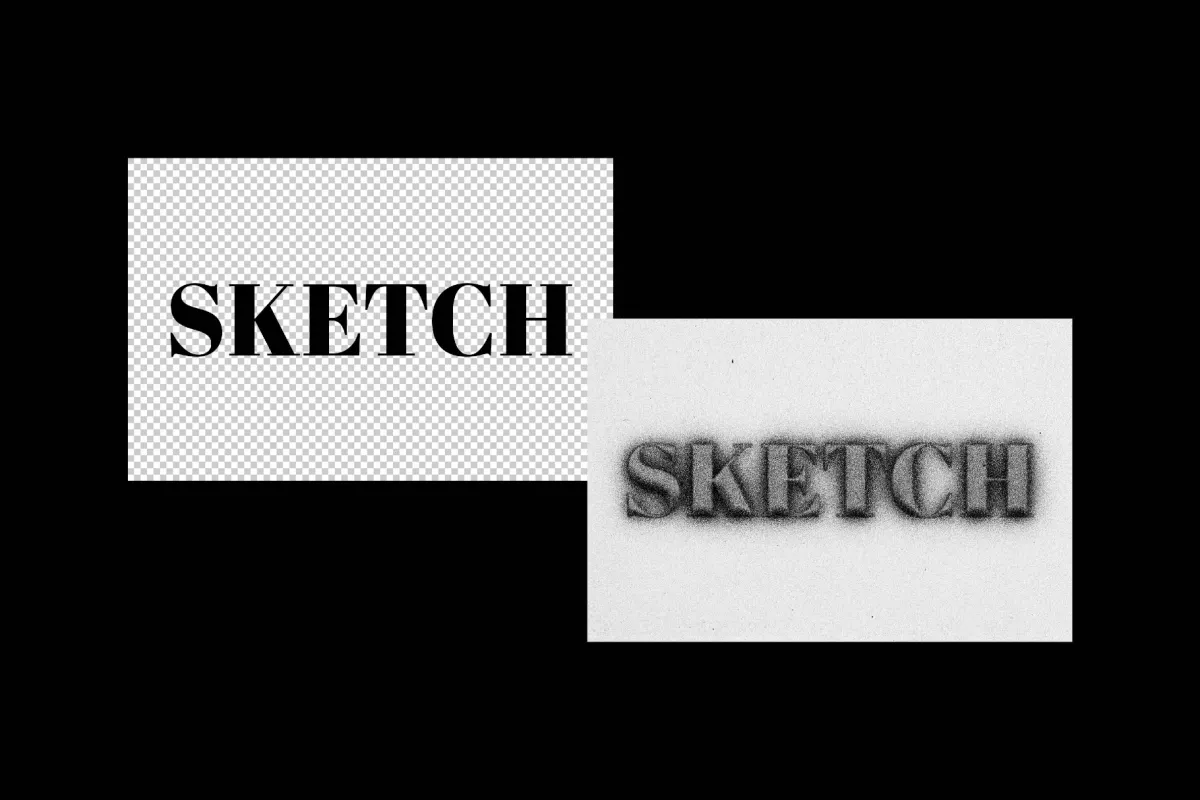 Powder Pencil Text Effect