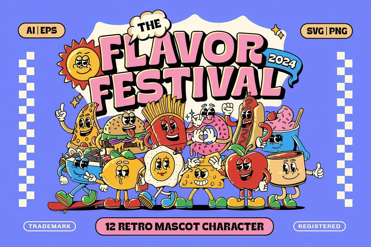 The Flavor Mascot Collection