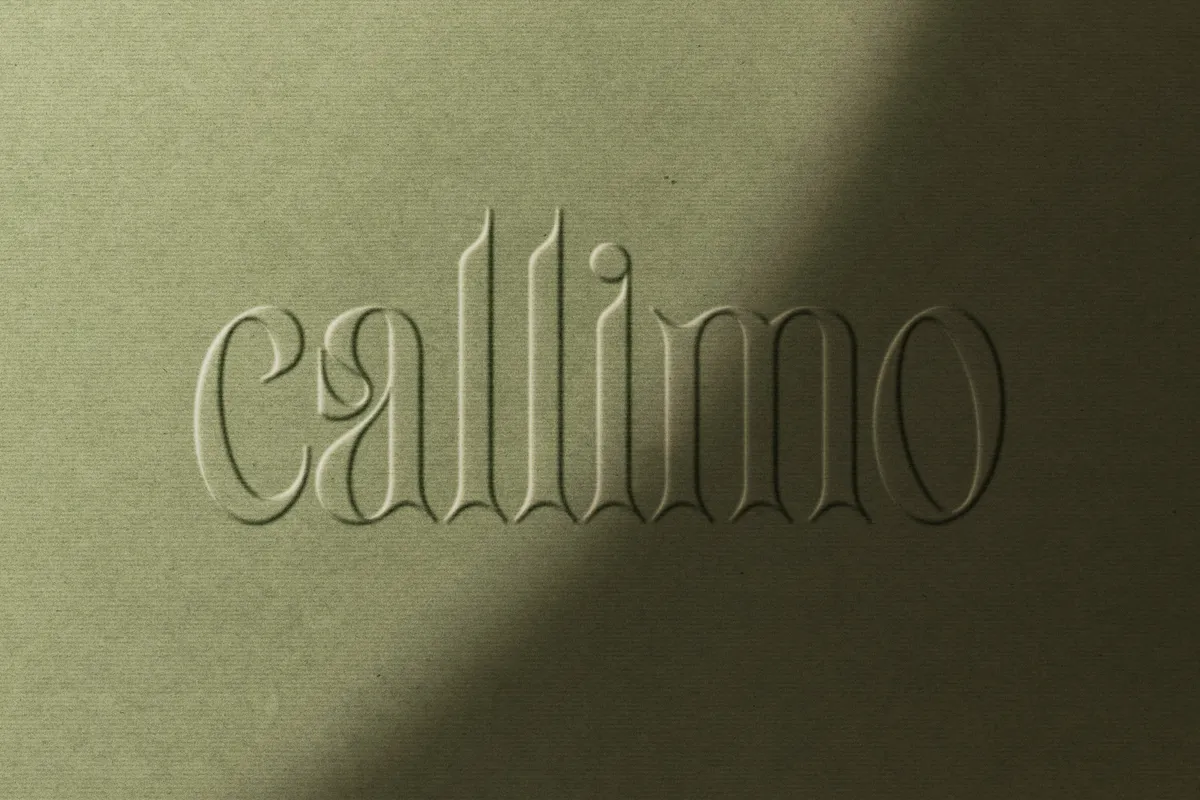 Embossed Paper Logo Mockup