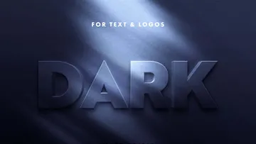 Dark Text Effect