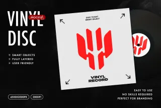 Vinyl Disc Mockups