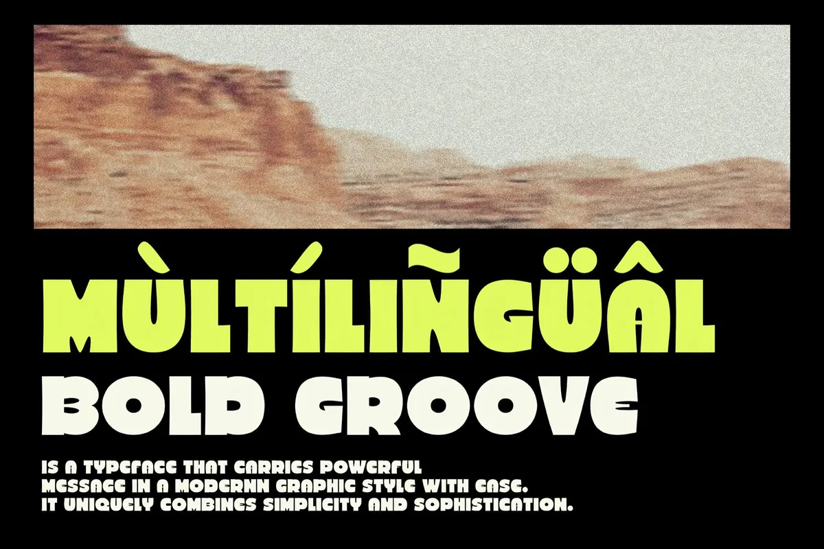 WTF Bold Groove — Display Font