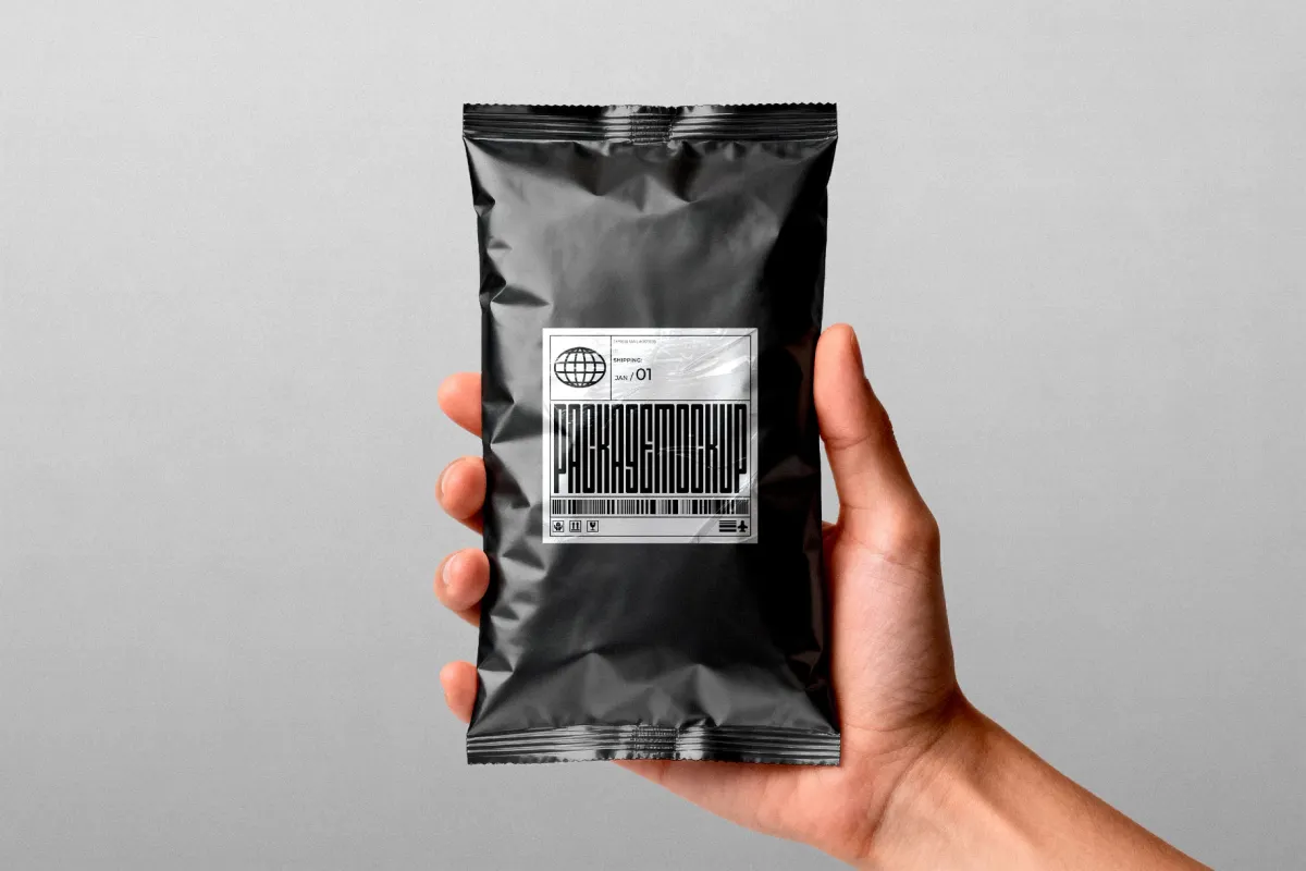 Foil Package Mockup