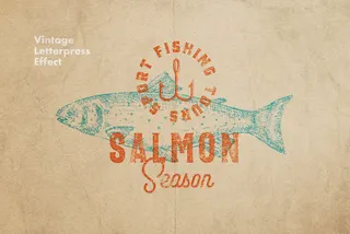 Vintage Letterpress Effect